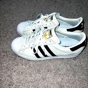 Adidas Superstar Mens 11 Chalk White / Core Black